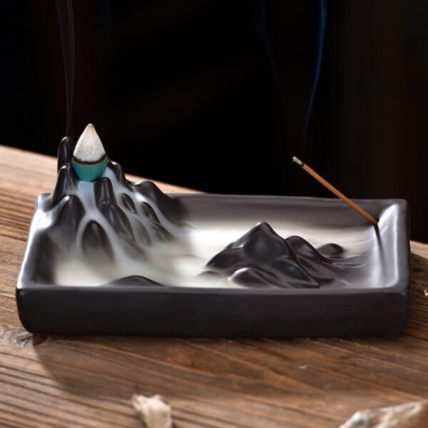 Mountain Backflow Incense Burner
